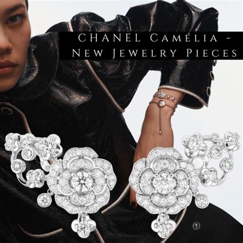 chanel camellia jewlery black|chanel camellia.